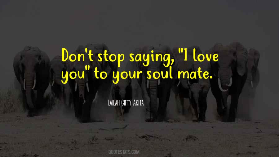 Love Soul Mate Quotes #1215992