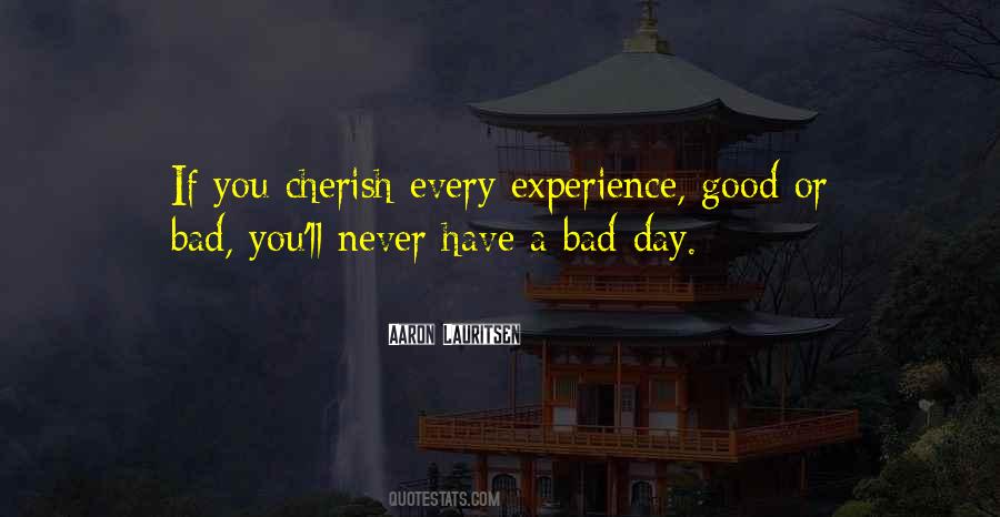 Every Bad Experience Quotes #1360405