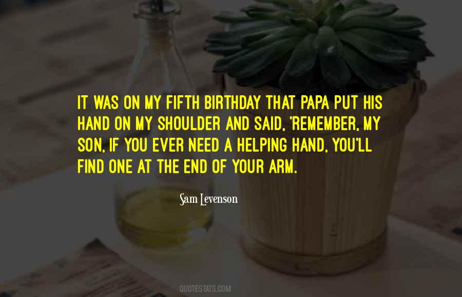 My Fifth Birthday Quotes #1668676