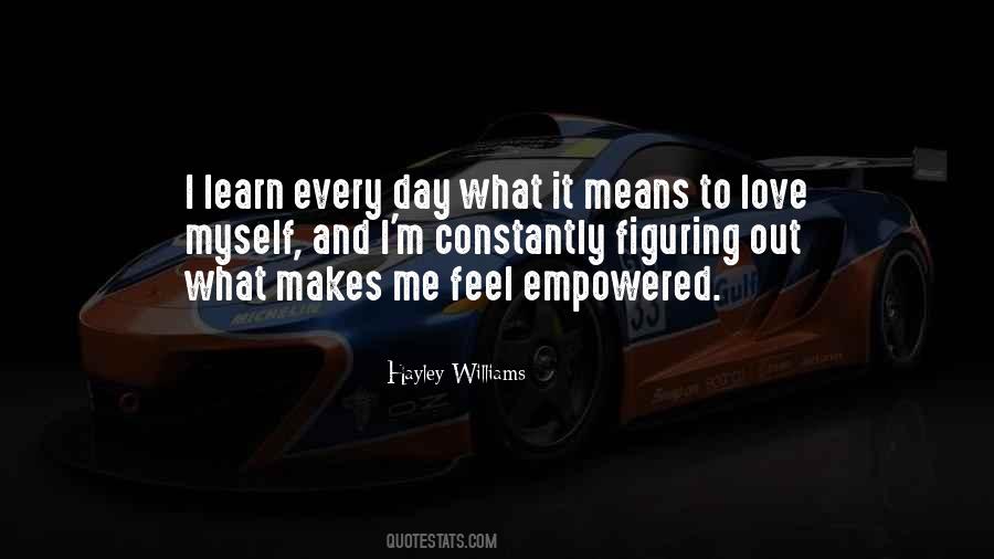 What Love Means To Me Quotes #613253
