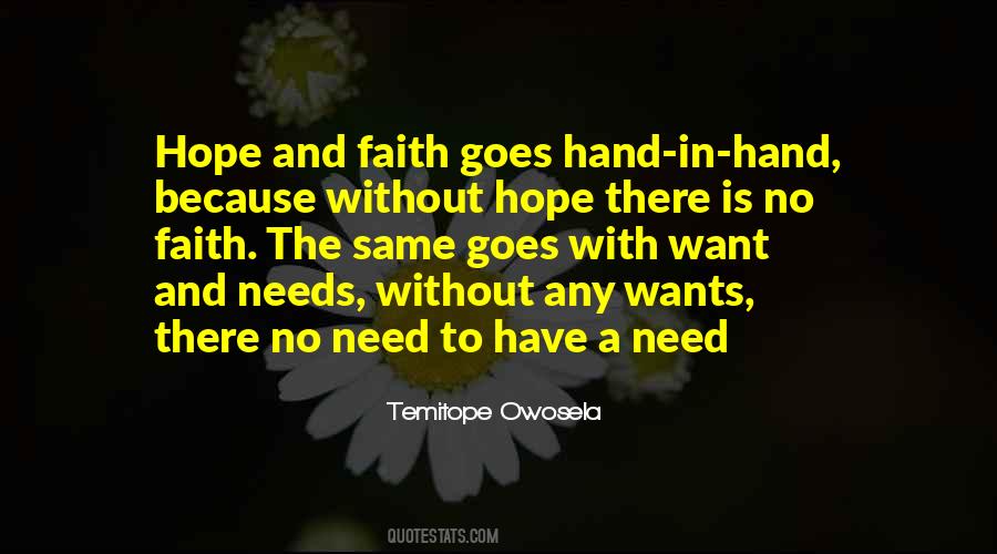 Wants Needs Quotes #1762438