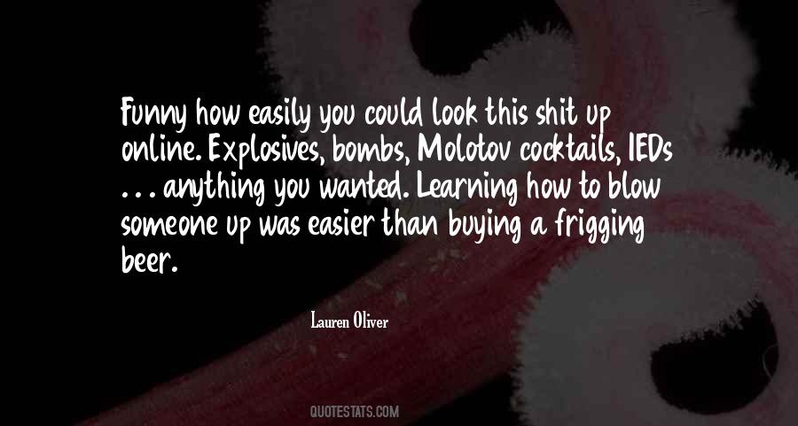 Funny Blow Up Quotes #546726