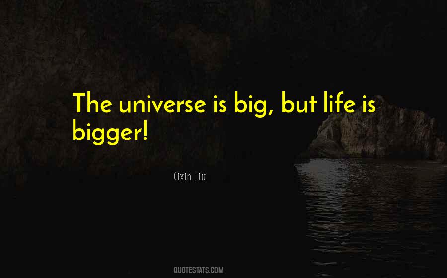 The Universe Is Big Quotes #312051