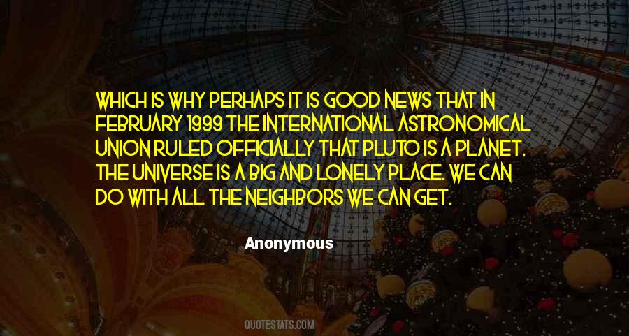 The Universe Is Big Quotes #878115