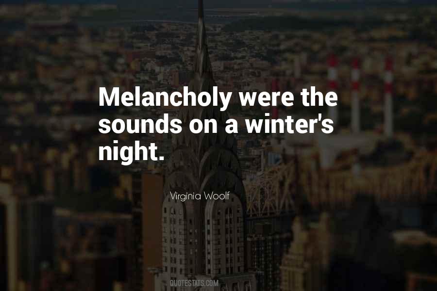 Sad Winter Quotes #1327593