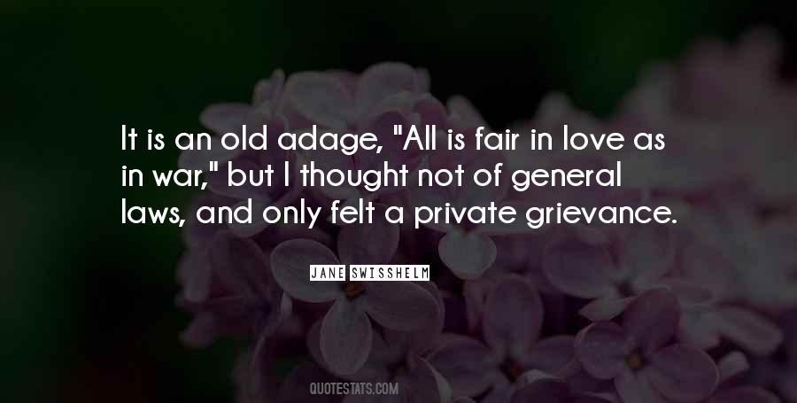Fair In Love And War Quotes #1695654