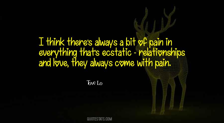 Quotes About Pain In Relationships #1073031