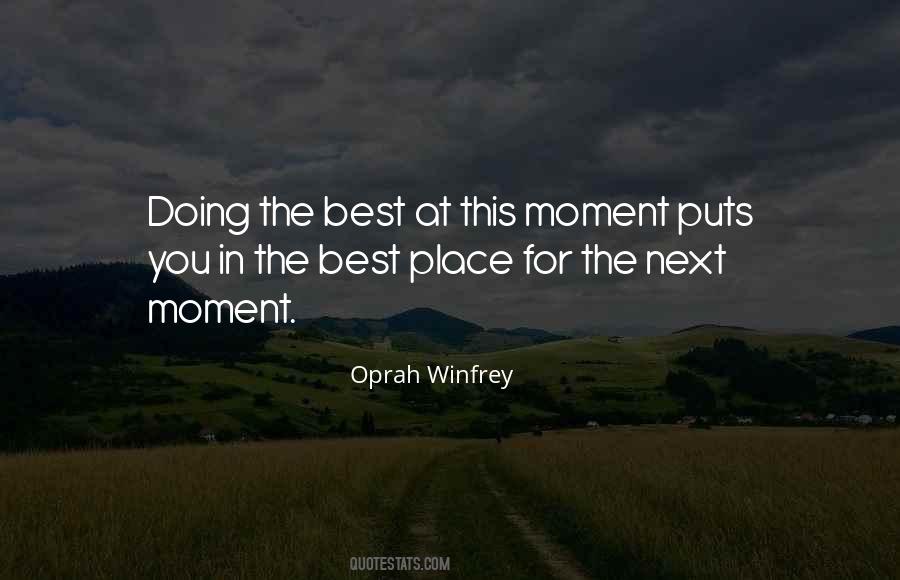 The Best Moment Quotes #891160