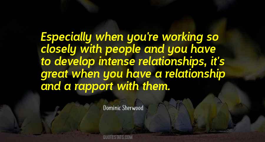 Working On My Relationship Quotes #190311