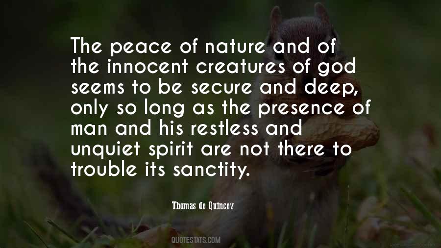Trouble With Peace Quotes #1429385