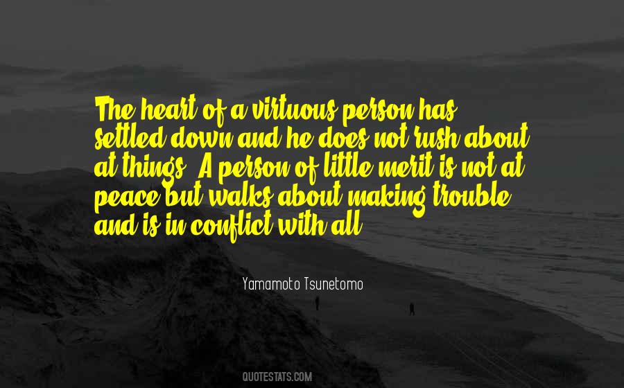 Trouble With Peace Quotes #706644
