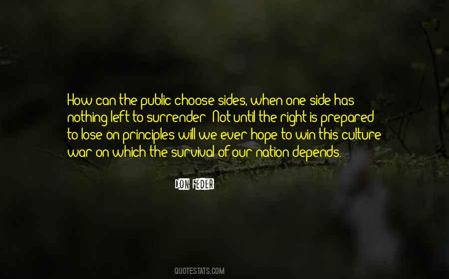 Choose Sides Quotes #988097