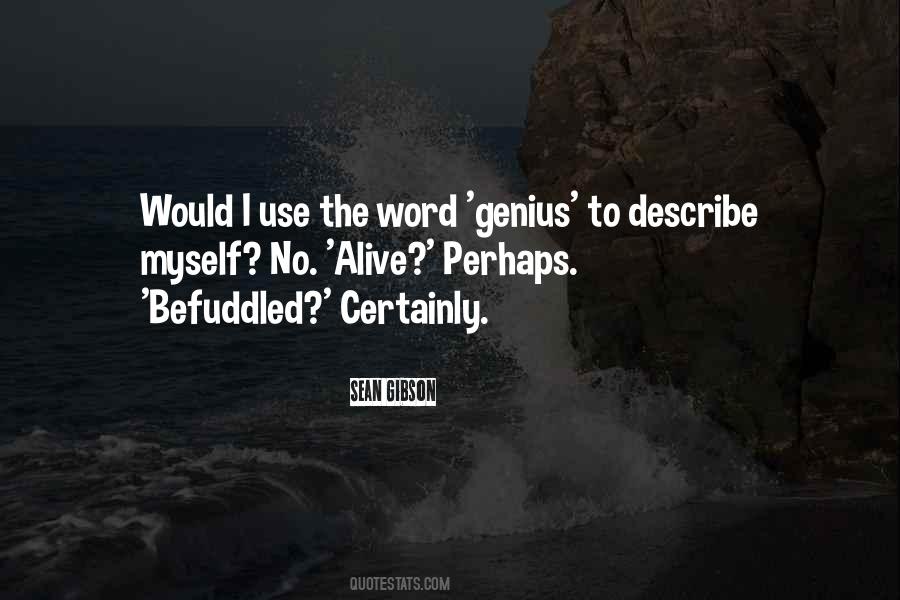 Quotes About The Word Genius #1323924