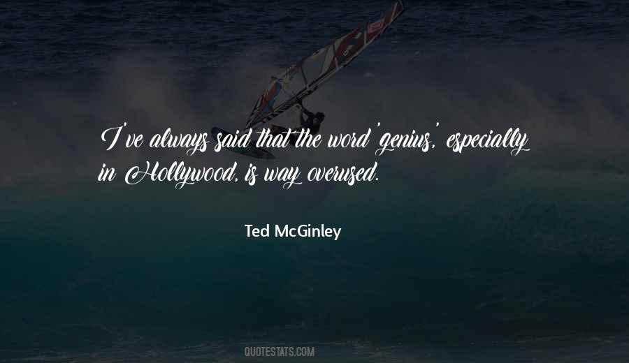Quotes About The Word Genius #1507014