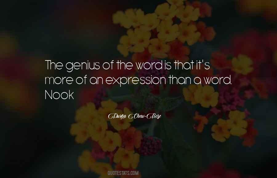 Quotes About The Word Genius #388504