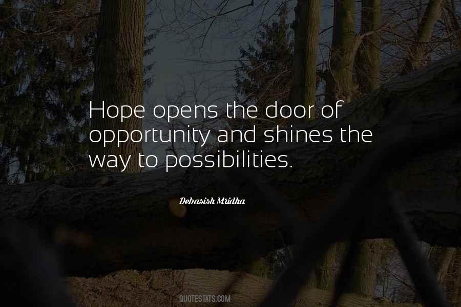 Opportunity Inspirational Quotes #521343