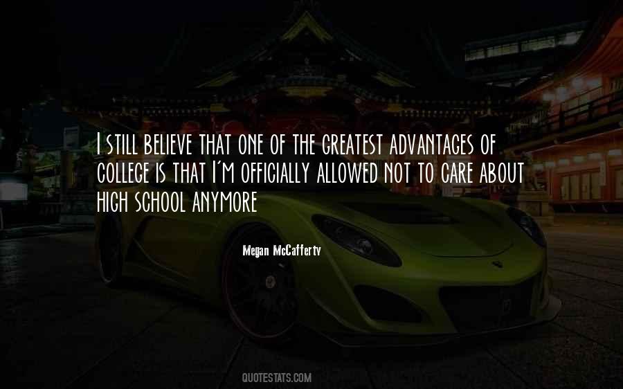 Not In High School Anymore Quotes #1530265