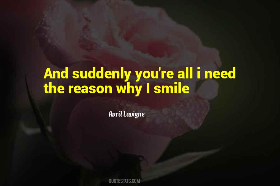 Smile For No Reason Quotes #1868122