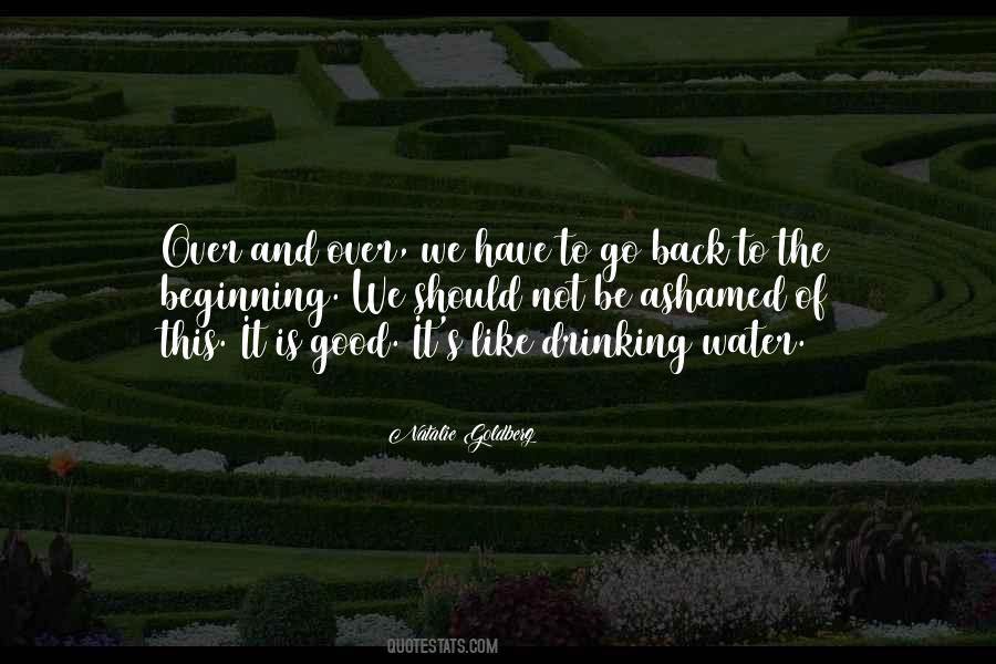 Go Back To The Beginning Quotes #331679
