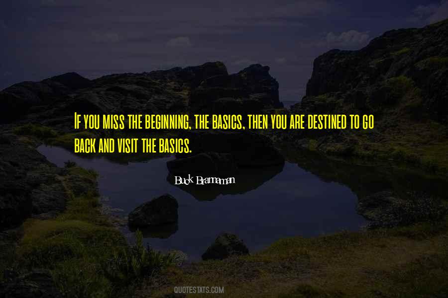 Go Back To The Beginning Quotes #963924