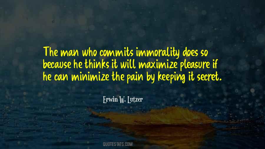 Secret Pain Quotes #1001079