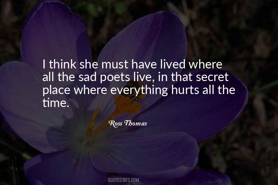 Secret Pain Quotes #411782