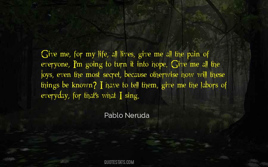 Secret Pain Quotes #782833