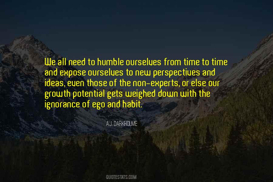 Humble Down Quotes #1169692