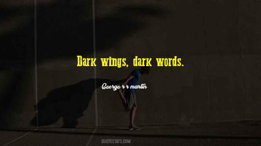 Dark Words Quotes #420661