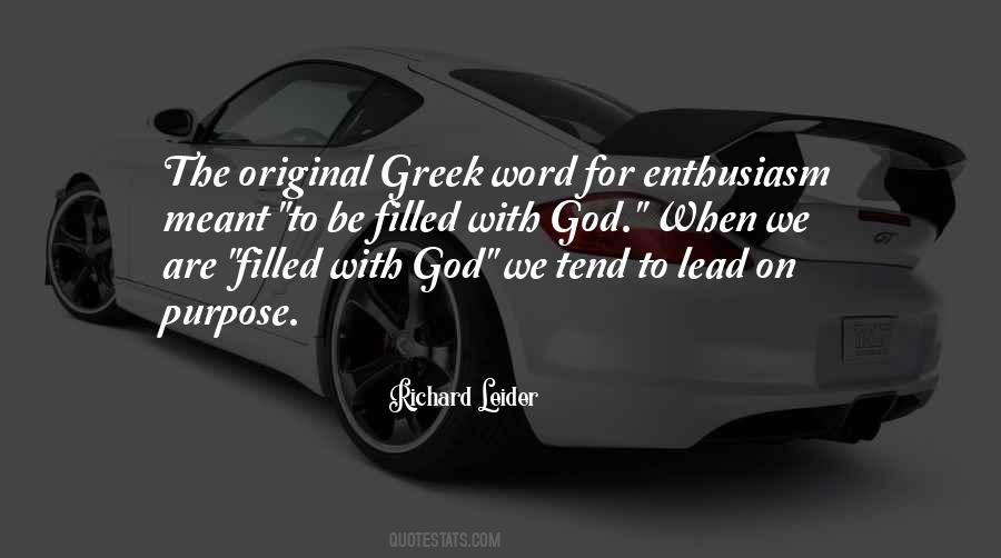 Purpose God Quotes #53889