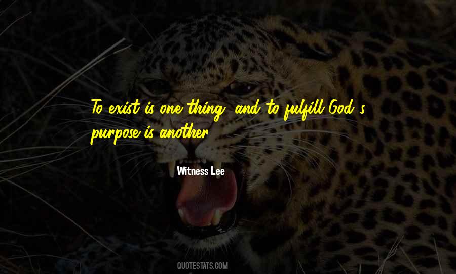 Purpose God Quotes #58198