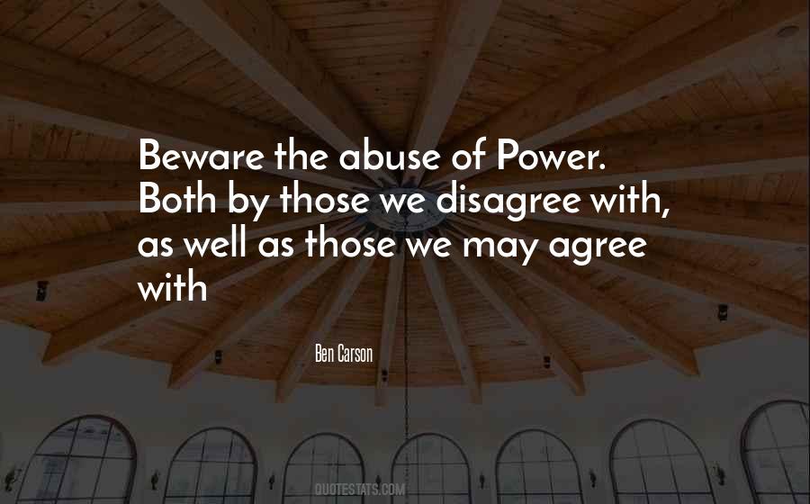 Quotes About The Abuse Of Power #1327980