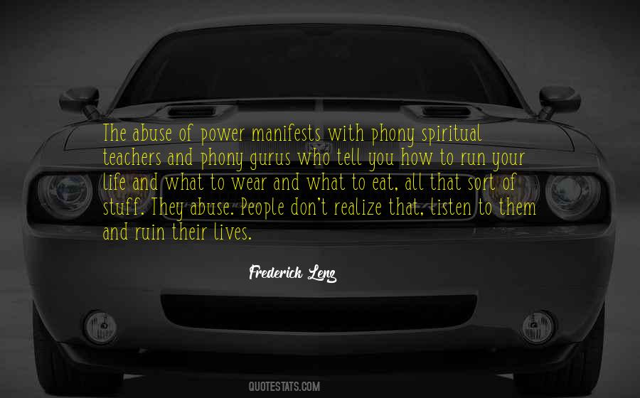 Quotes About The Abuse Of Power #1375583
