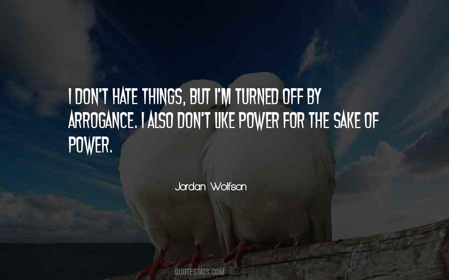 Power Off Quotes #534358