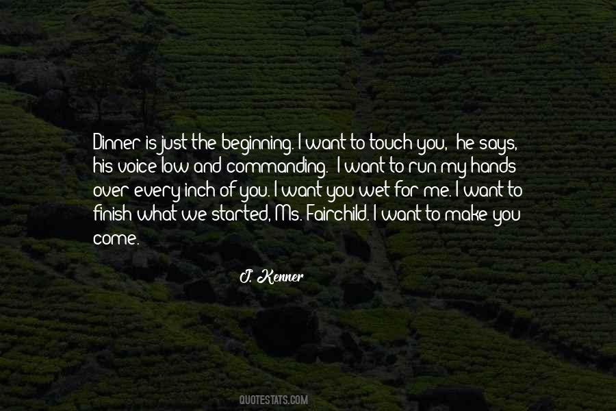 I Want You To Touch Me Quotes #1523441
