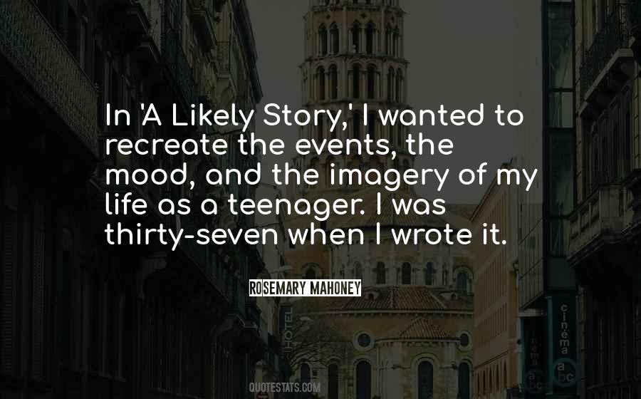 My Teenager Quotes #107655