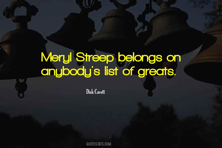 Quotes About Greats #1636570