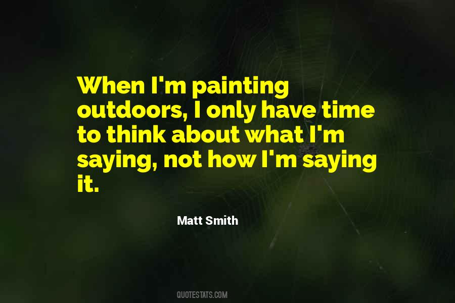 Painting Time Quotes #1739444
