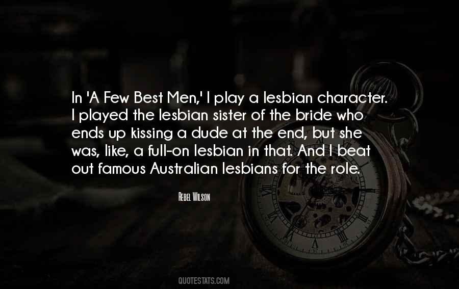 Kissing Your Sister Quotes #1625942