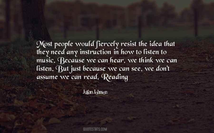 Reading Music Quotes #1166281
