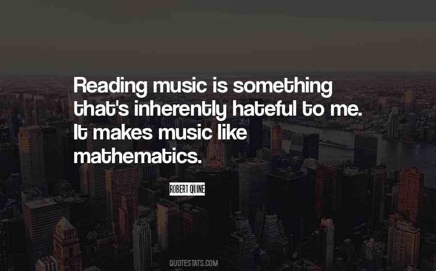Reading Music Quotes #1547737