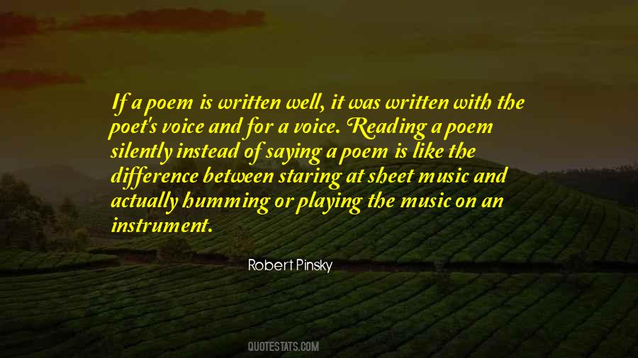Reading Music Quotes #871398