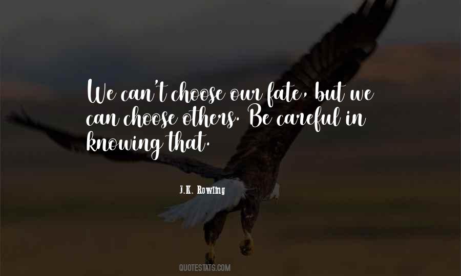 Be Careful What You Choose Quotes #1531957