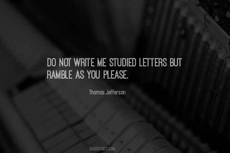 Write Me Quotes #1784136