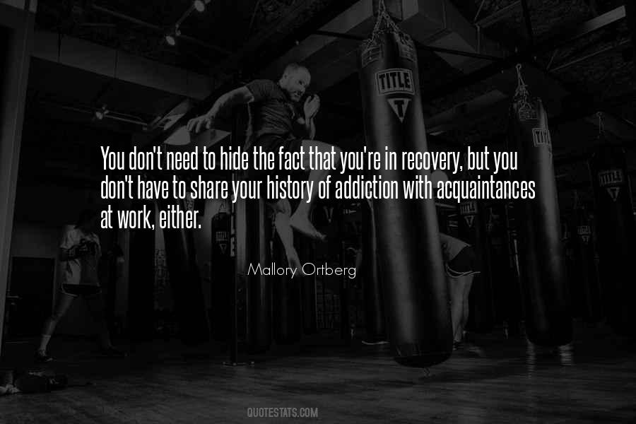 In Recovery Quotes #361875