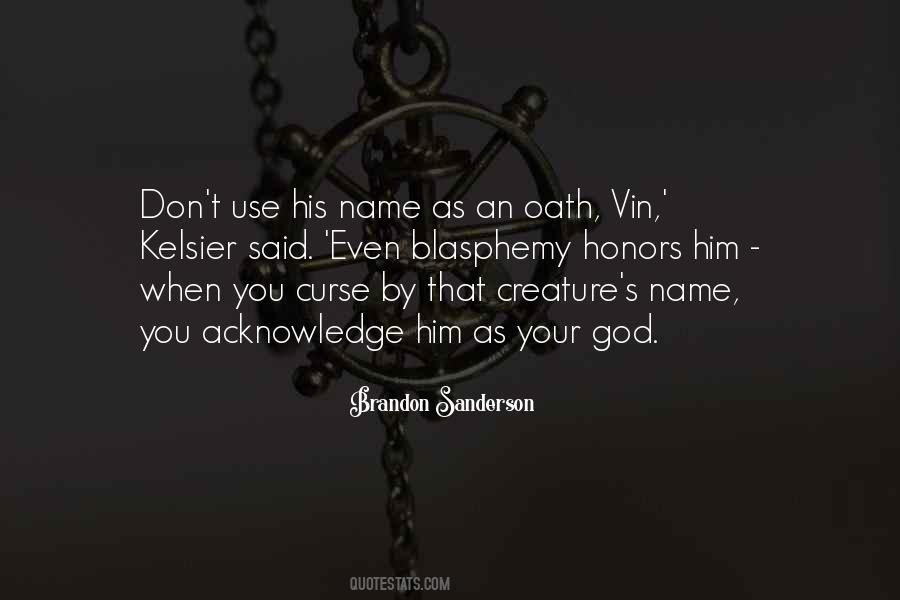God Name Quotes #680996