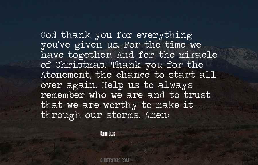 Thank You God For Everything Quotes #747097