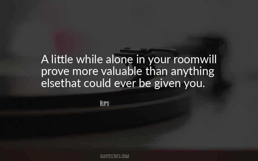 Room Alone Quotes #72656
