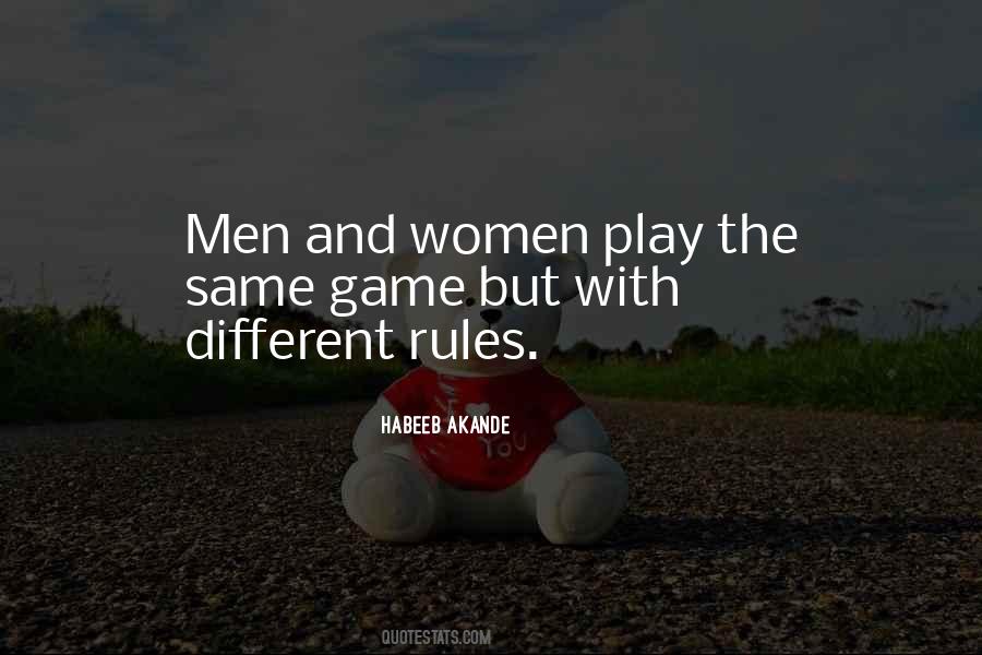 Different Rules Quotes #135164