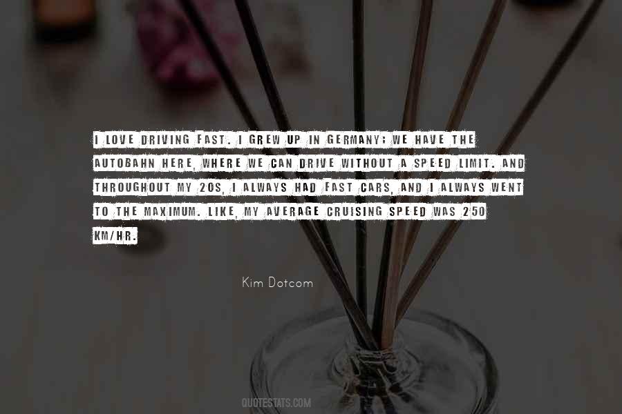 I Love Speed Quotes #1606843